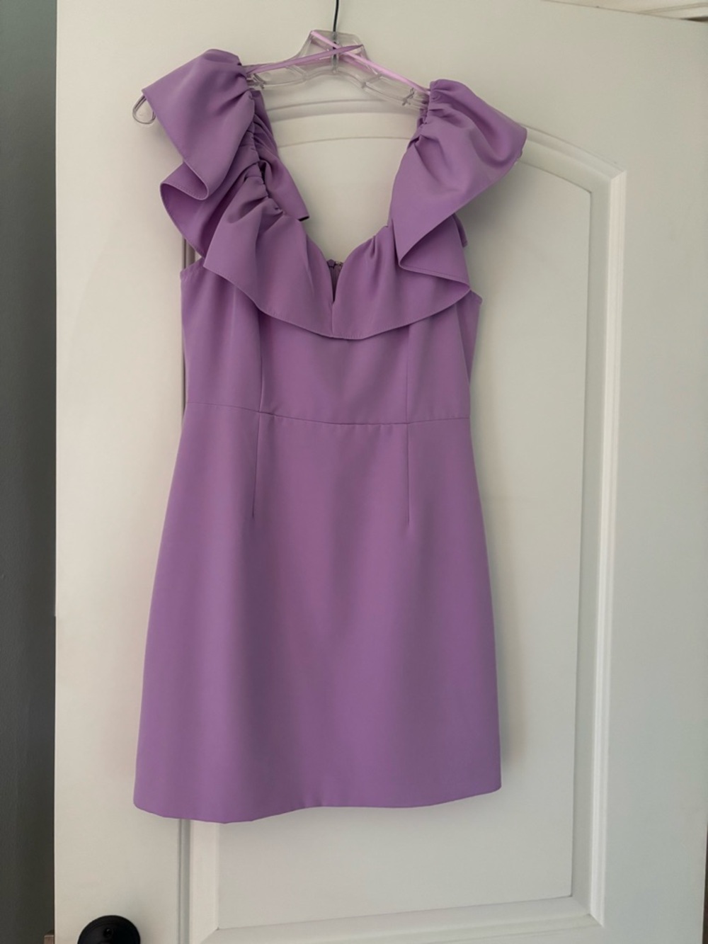 Hemline Hausen Mini Dress in Lilac, SZ S